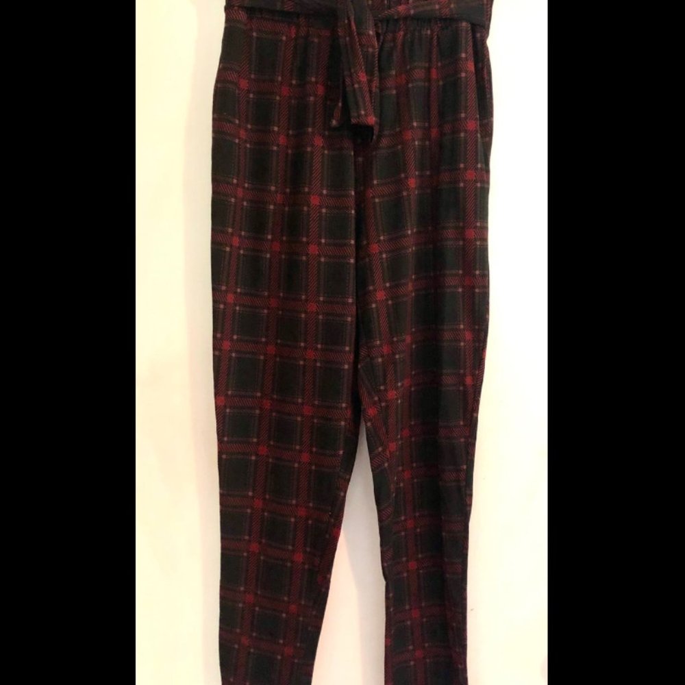 Plaid Jersey Pant Size XS/SM